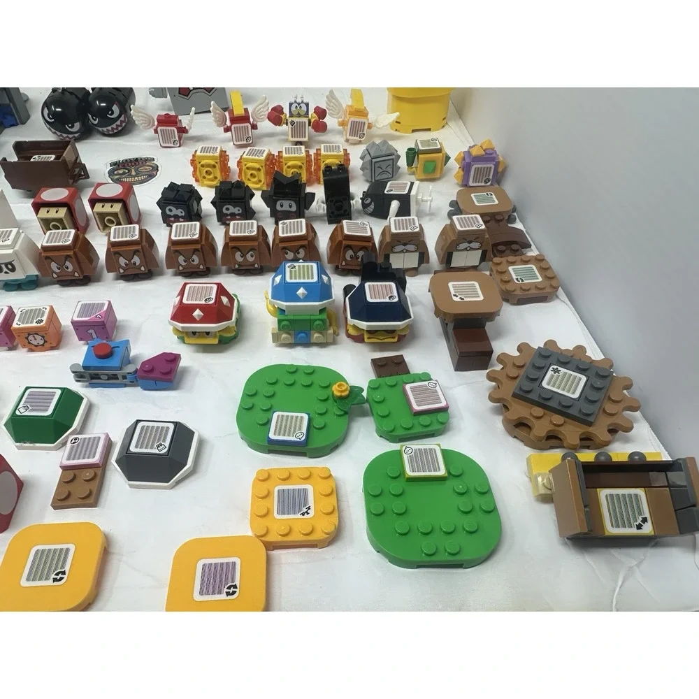 LEGO Super Mario Action Brick Barcode Tile Character Lot Goomba Yoshi Bowser